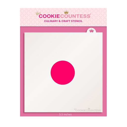 The Cookie Countess Stencil Macaron or Oreo Adapter Stencil