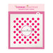 The Cookie Countess Stencil Polka dots Monogram Stencil