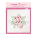 The Cookie Countess Stencil Rose and Leaves 2 pc stencil set