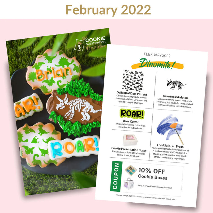 The Cookie Countess Subscription Box February 2022 Subscription Box