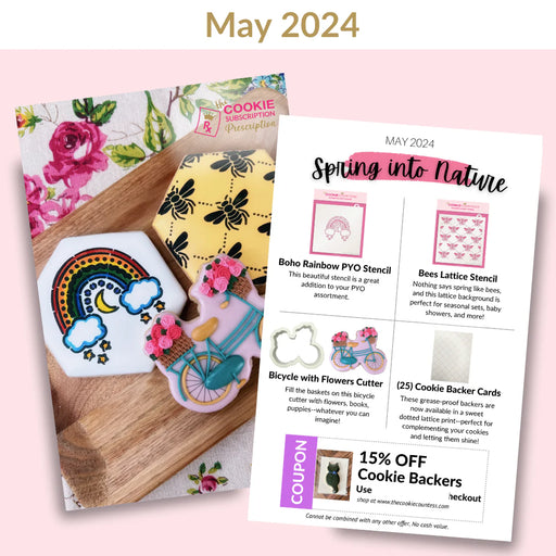 The Cookie Countess Subscription Box MAy 2024 Subscription Box - Spring into Nature