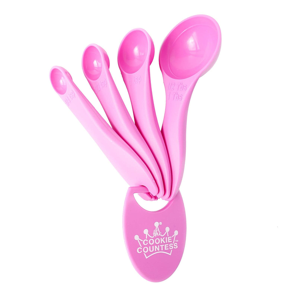 Pink & Silver Metal Measuring Spoons, Hobby Lobby
