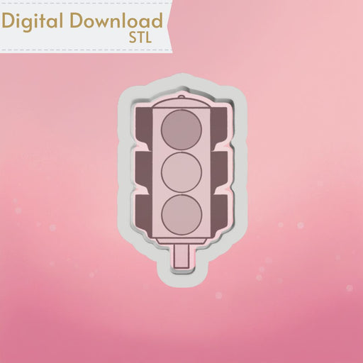 Traffic Light Cookie Cutter STL - The Cookie Countess