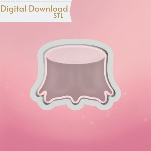 Tree Stump Cookie Cutter STL - The Cookie Countess