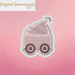 Tree Train Car Cookie Cutter STL - The Cookie Countess