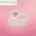 Very Merry Cookie Cutter STL - The Cookie Countess