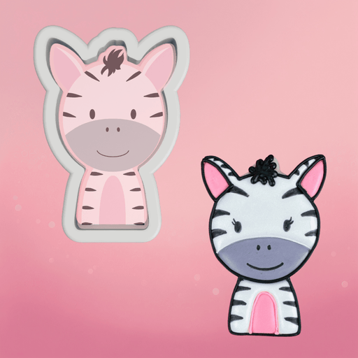 Zebra Cookie Cutter - The Cookie Countess