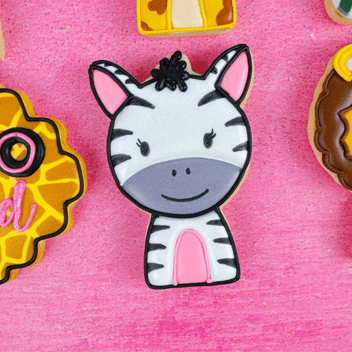 Zebra Cookie Cutter - The Cookie Countess